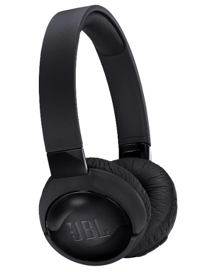 Casti audio On-ear JBL Tune 600, Active Noise Cancelling, Wireless, Bluetooth, Pure Bass Sound, Hands-free Call, 22H, Negru